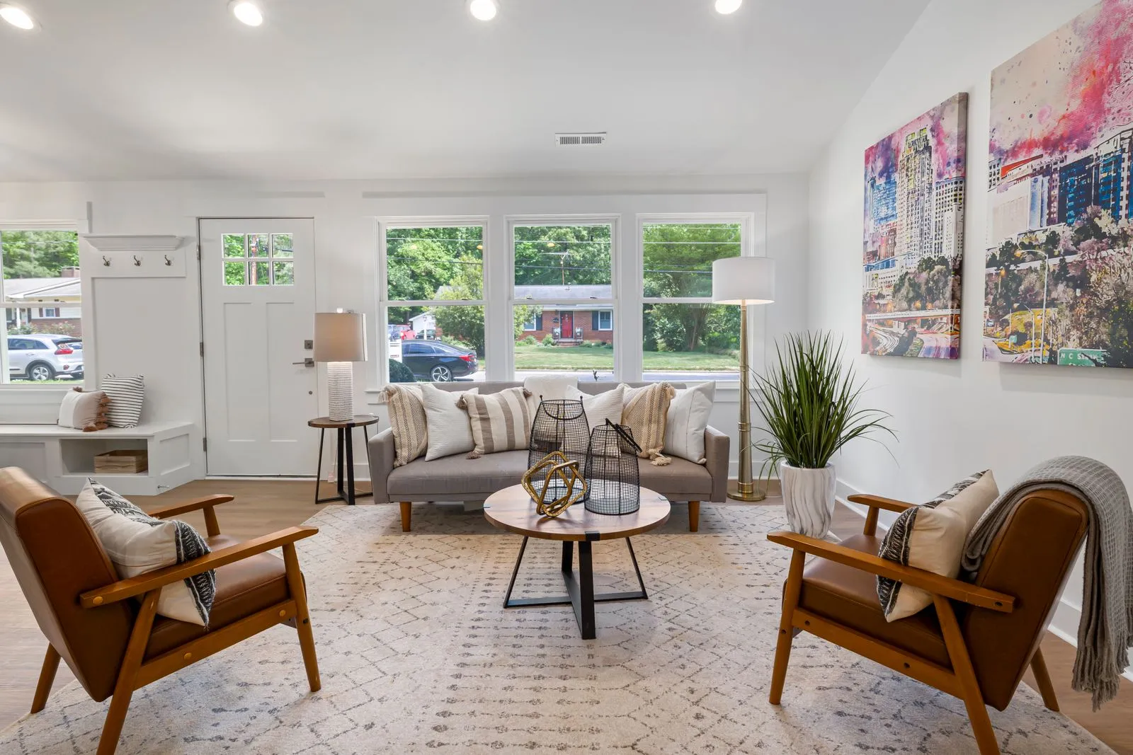 Renovated living room